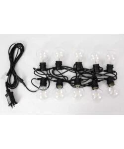 Collana luminosa da esterno "fiesta" con 10 lampadine led, 5 m